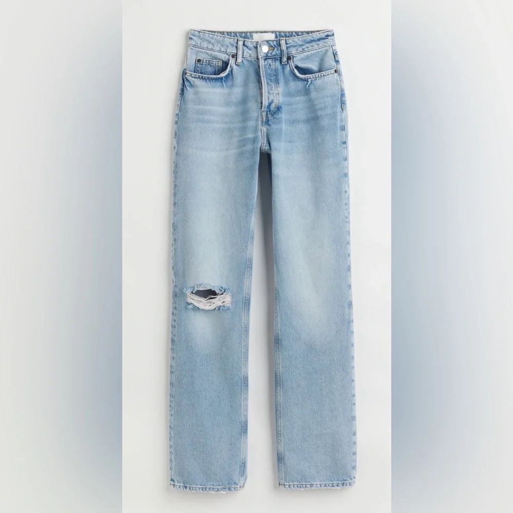 H&M straight high jeans-New - Picture 1 of 9